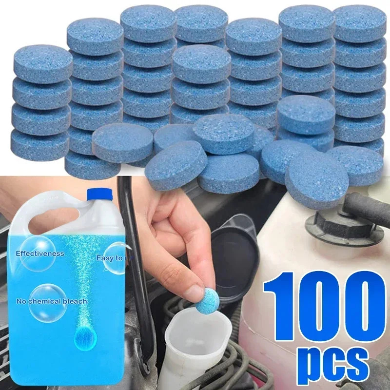 Tablet Car Accessories - Tabletki do czyszczenia szyb samochodowych, stałe