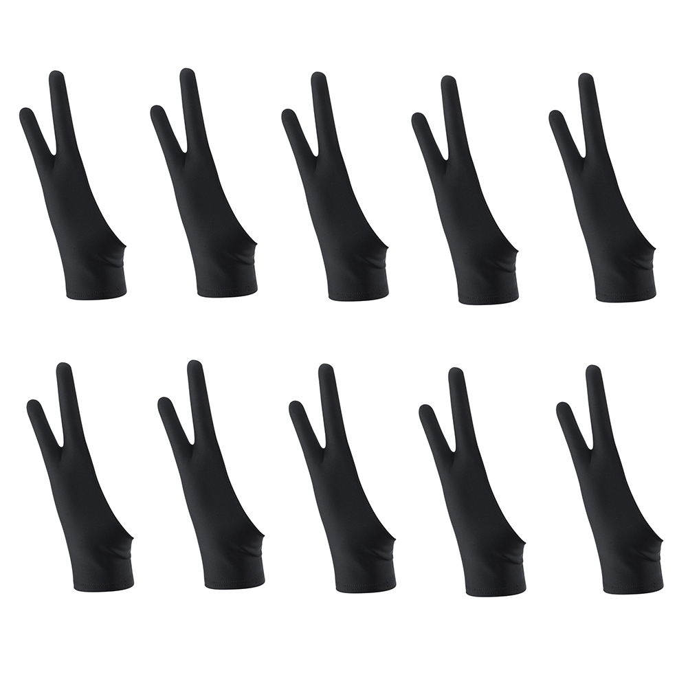 Drawing Glove Artist - Ingenious-10 Pack Rękawice do rysowania dwupalcowe,