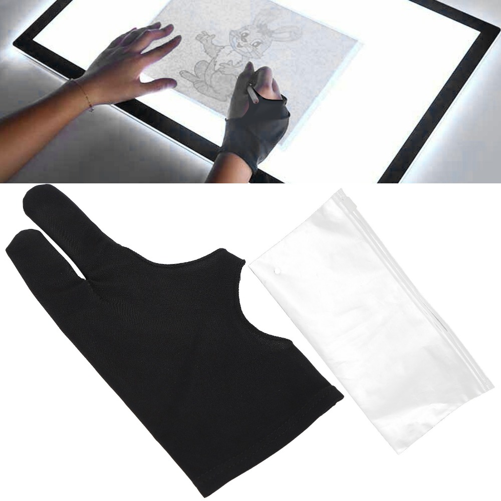 2 sztuki wytrzymałych rękawic  – Drawing Glove Artist recenzja i cena