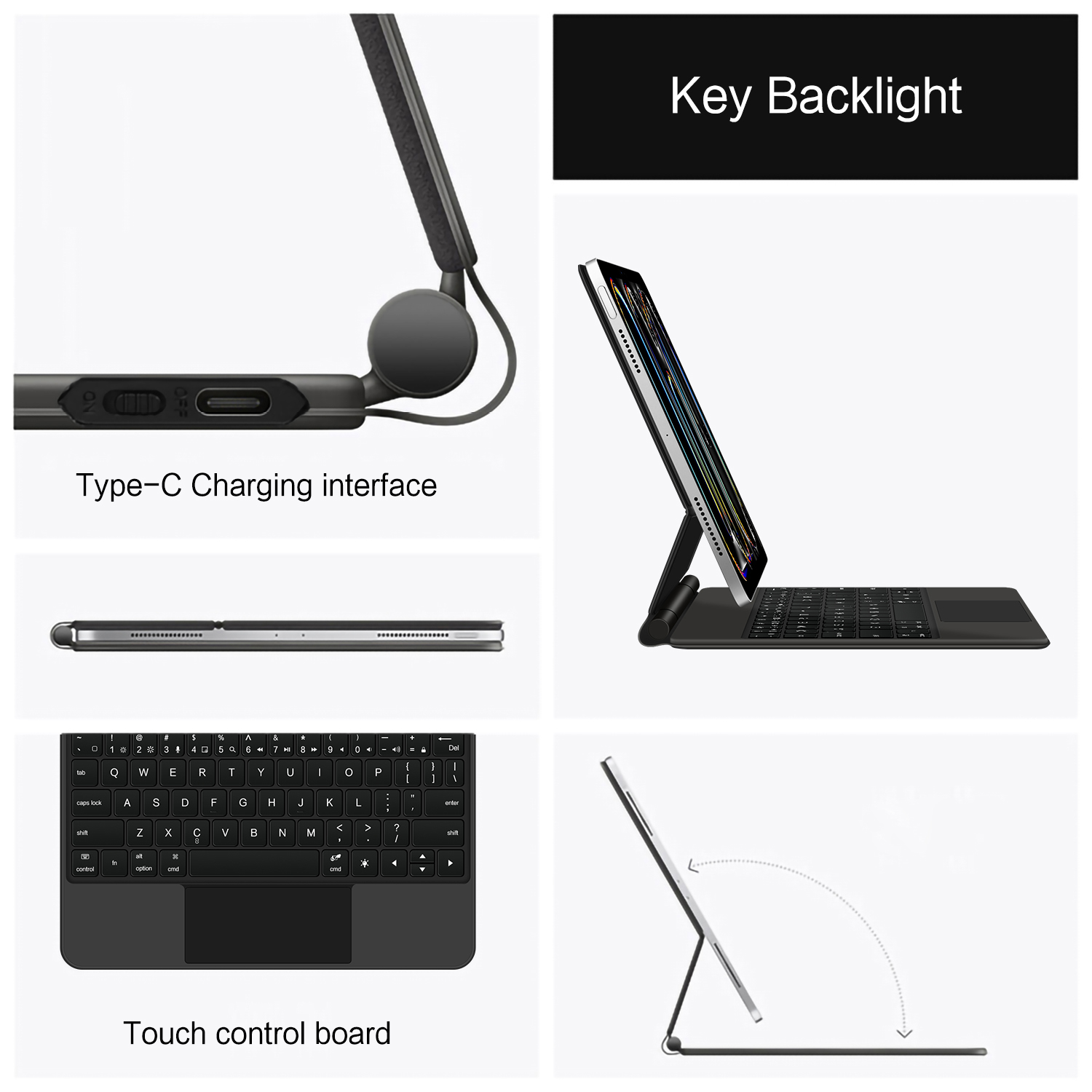 AJIUYU Magic Keyboard Folio dl – Magnetic Case Smart recenzja i cena