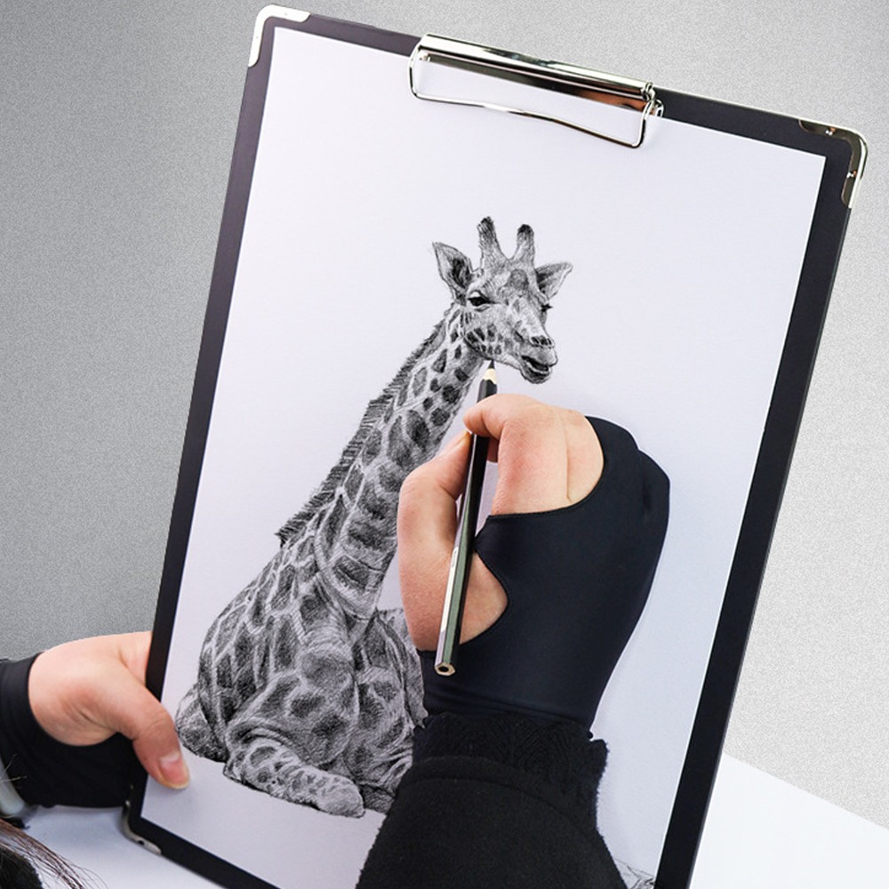 2 sztuki wytrzymałych rękawic  – Drawing Glove Artist recenzja i cena