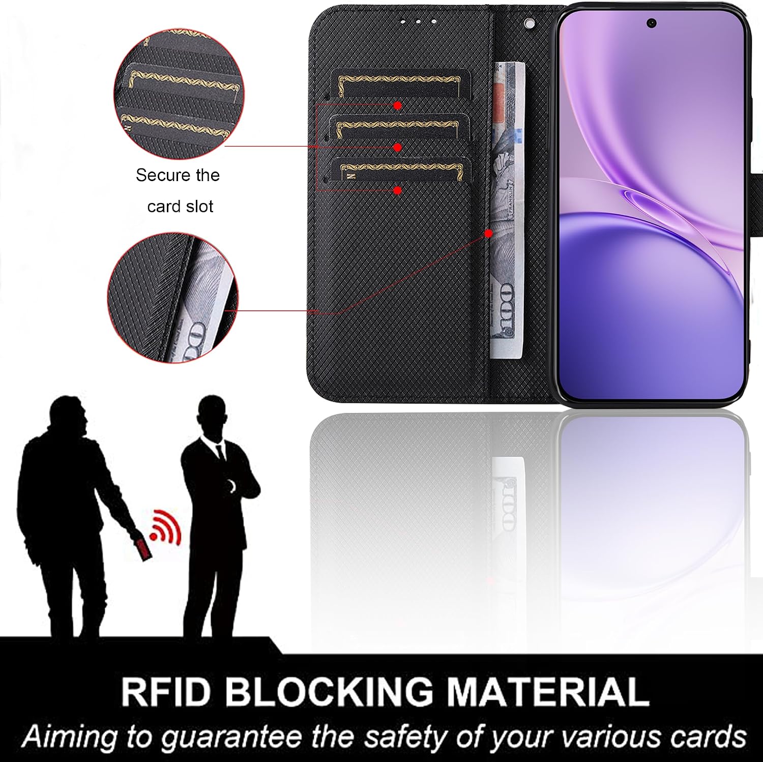 Skórzane etui z klapką na Hono – Magnetic Case Smart recenzja i cena