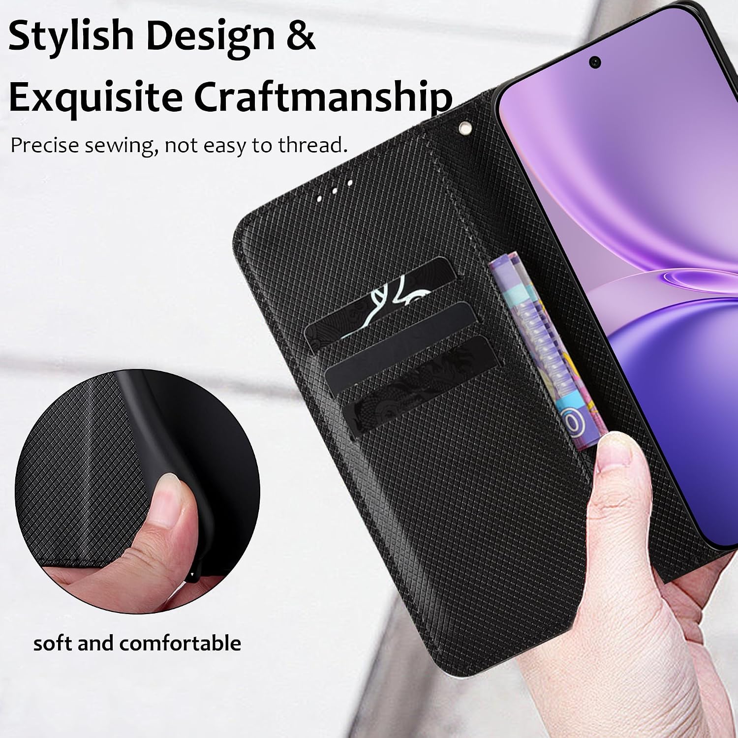 Skórzane etui z klapką na Hono – Magnetic Case Smart recenzja i cena