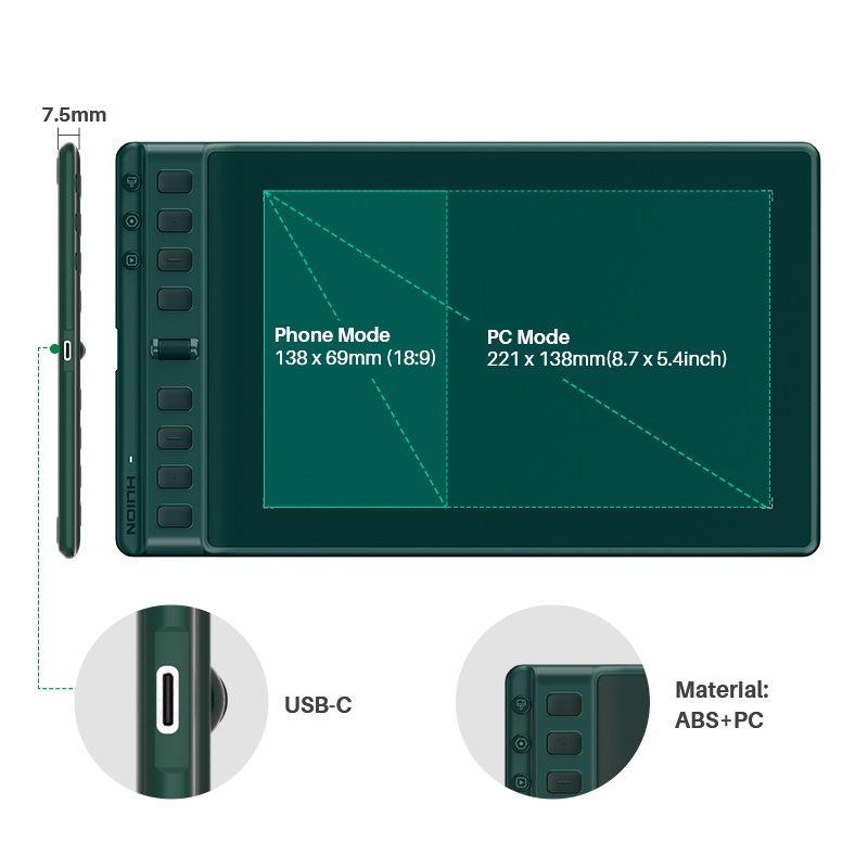 Huion Inspiroy 2 M H951P Table – Graphic Tablet Accessories recenzja i cena