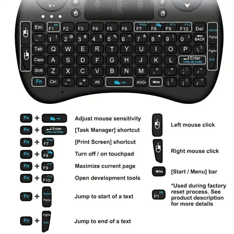 Mini Bezprzewodowa Klawiatura  – Accessories For Android Tablet recenzja i cena