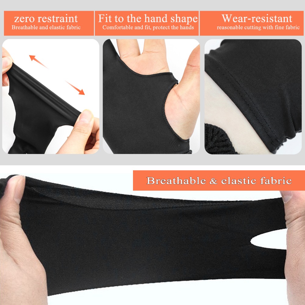 2 sztuki wytrzymałych rękawic  – Drawing Glove Artist recenzja i cena