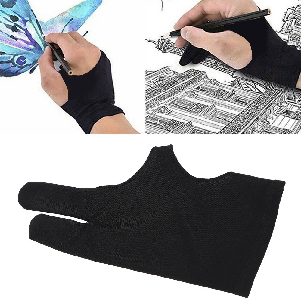 2 sztuki wytrzymałych rękawic  – Drawing Glove Artist recenzja i cena