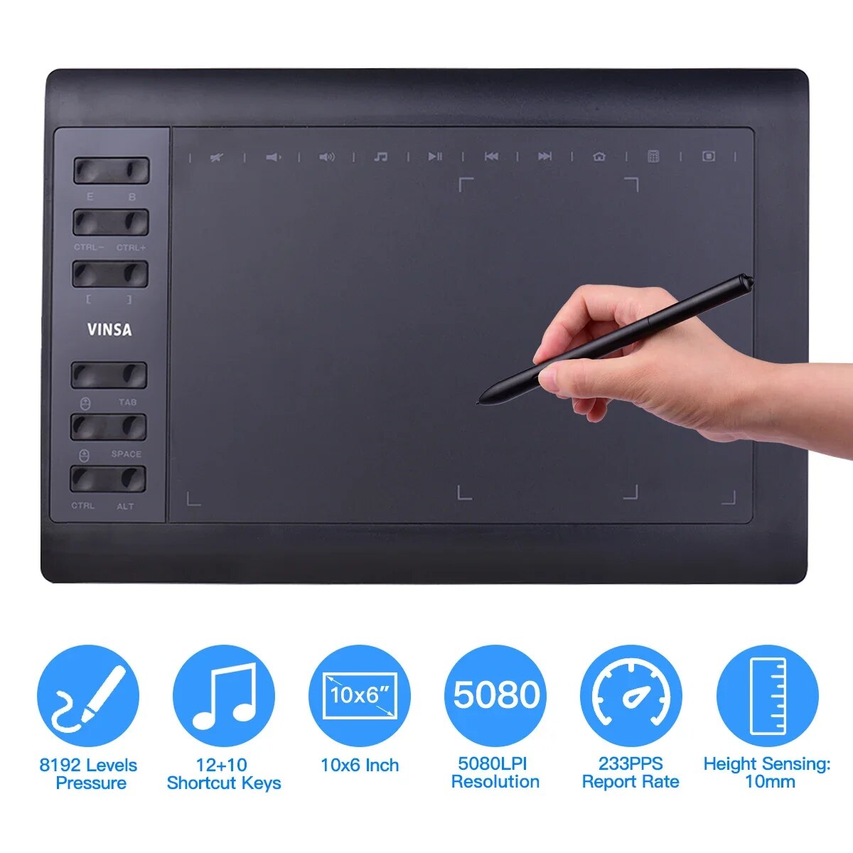 Profesjonalny tablet graficzny – Graphic Tablet Accessories recenzja i cena